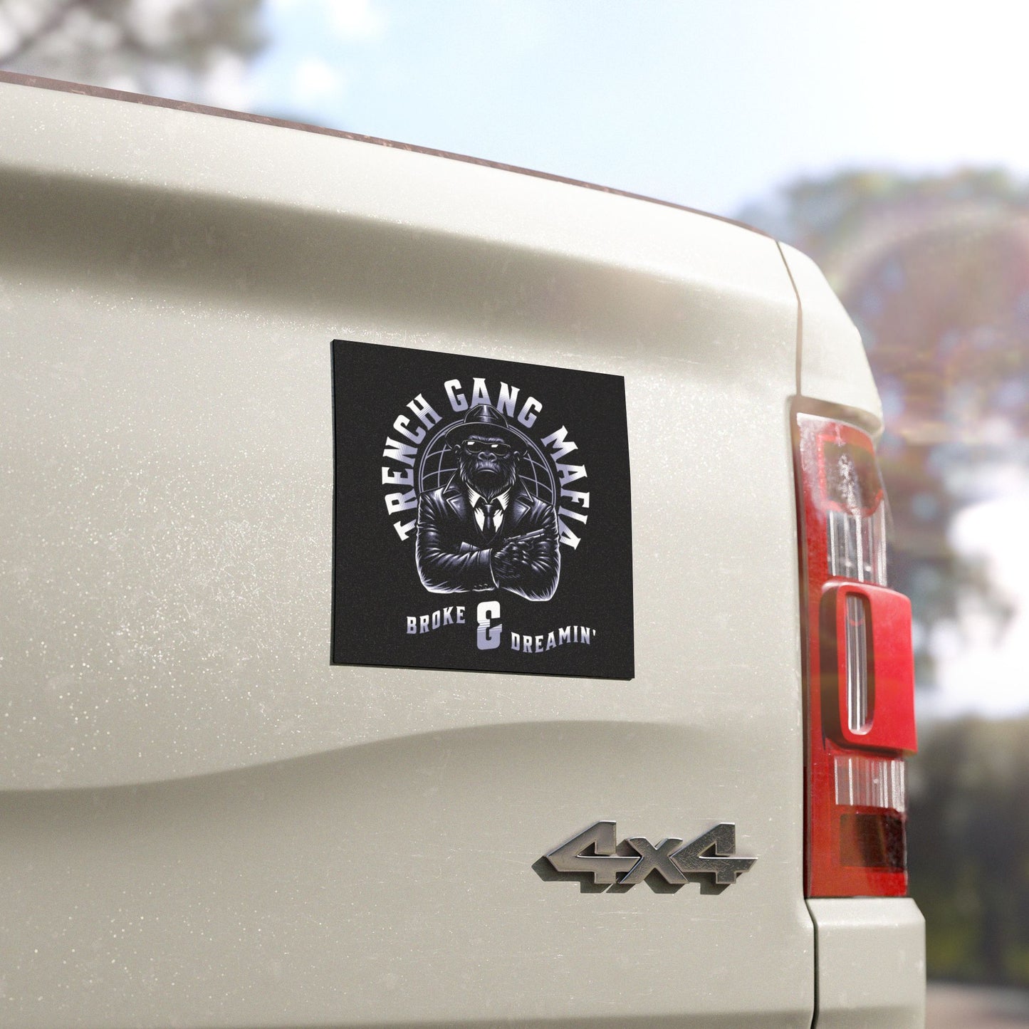 “TGM Ape” Car Magnet - Broke & Dreamin' Magnets