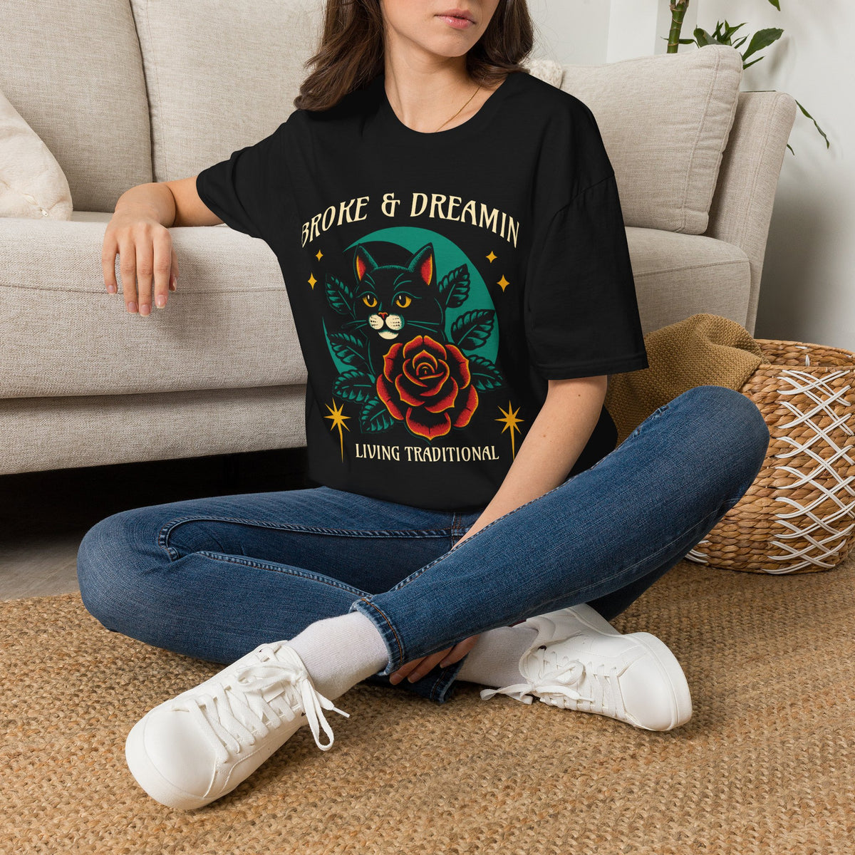 "Living Traditional” Unisex T-Shirt - Broke & Dreamin' T-Shirts