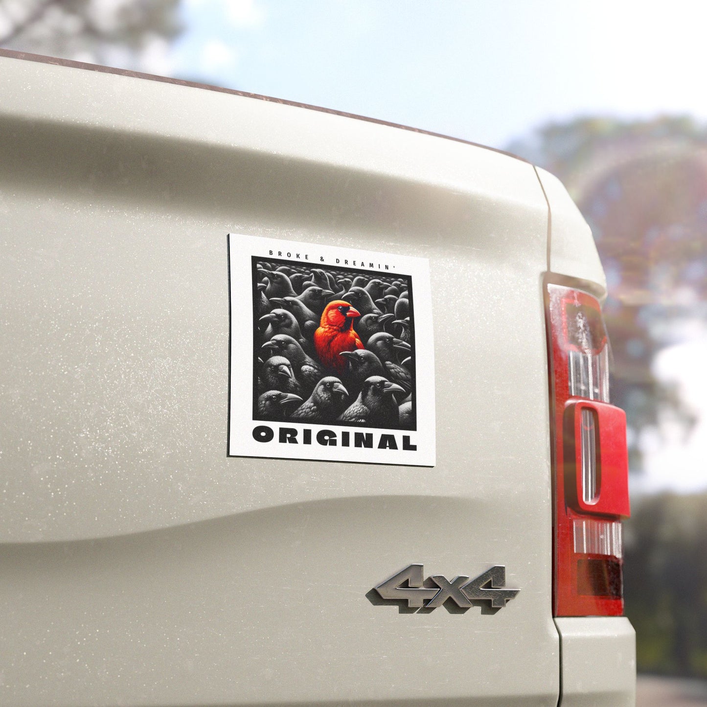 "Original” Car Magnet - Broke & Dreamin' Magnets