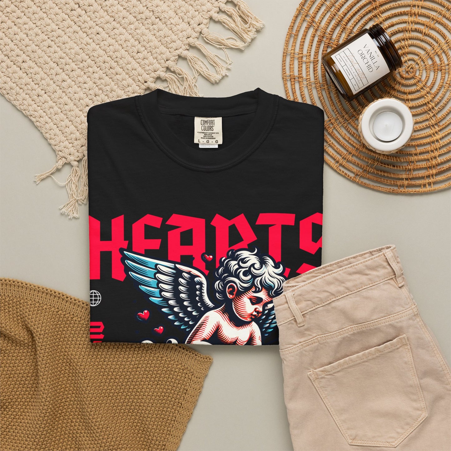 “Hearts” Unisex T-Shirt - Broke & Dreamin' T-Shirts