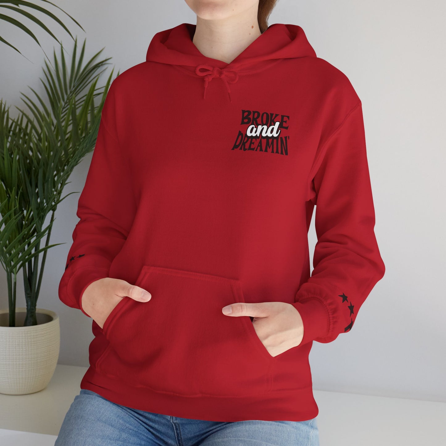 "618AMG x TGM" Unisex College Hoodie - Broke & Dreamin' Hoodies