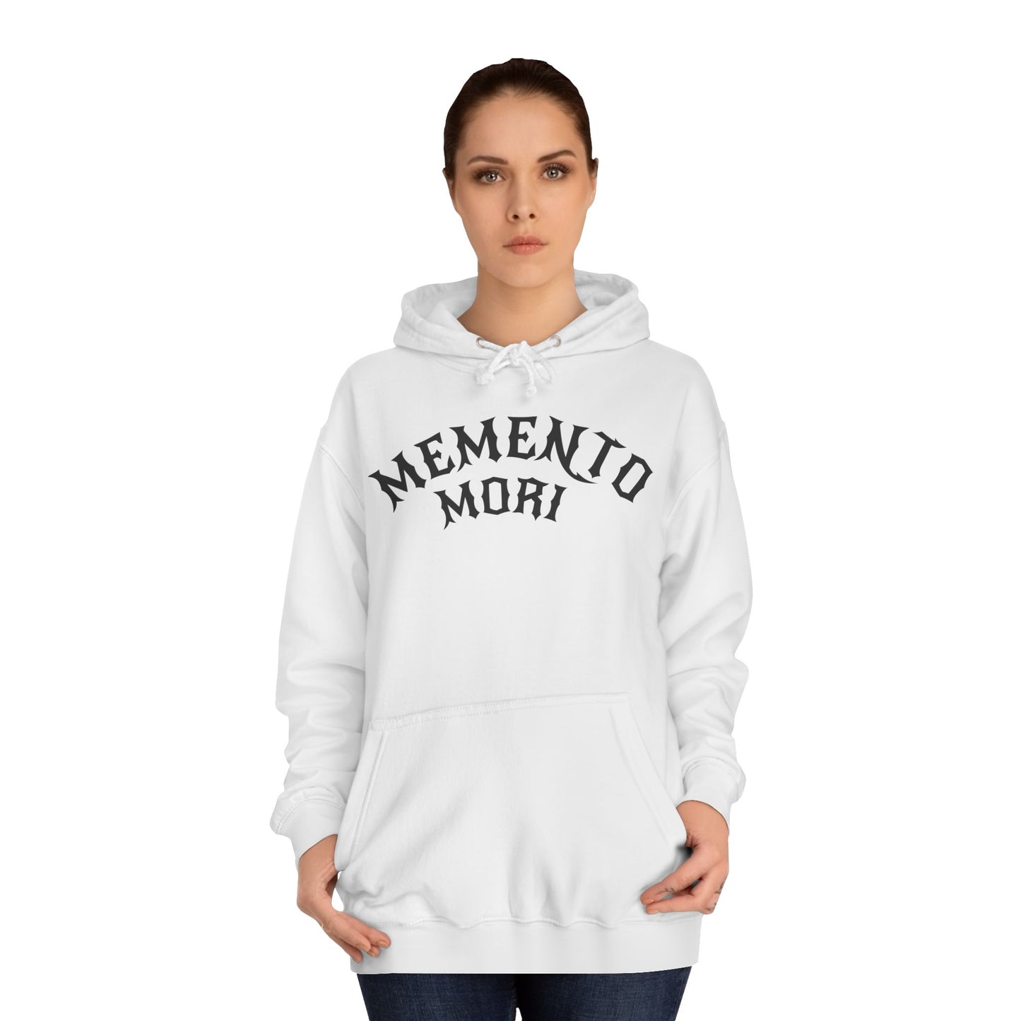 "Memento Mori" Unisex College Hoodie - Broke & Dreamin' Hoodies