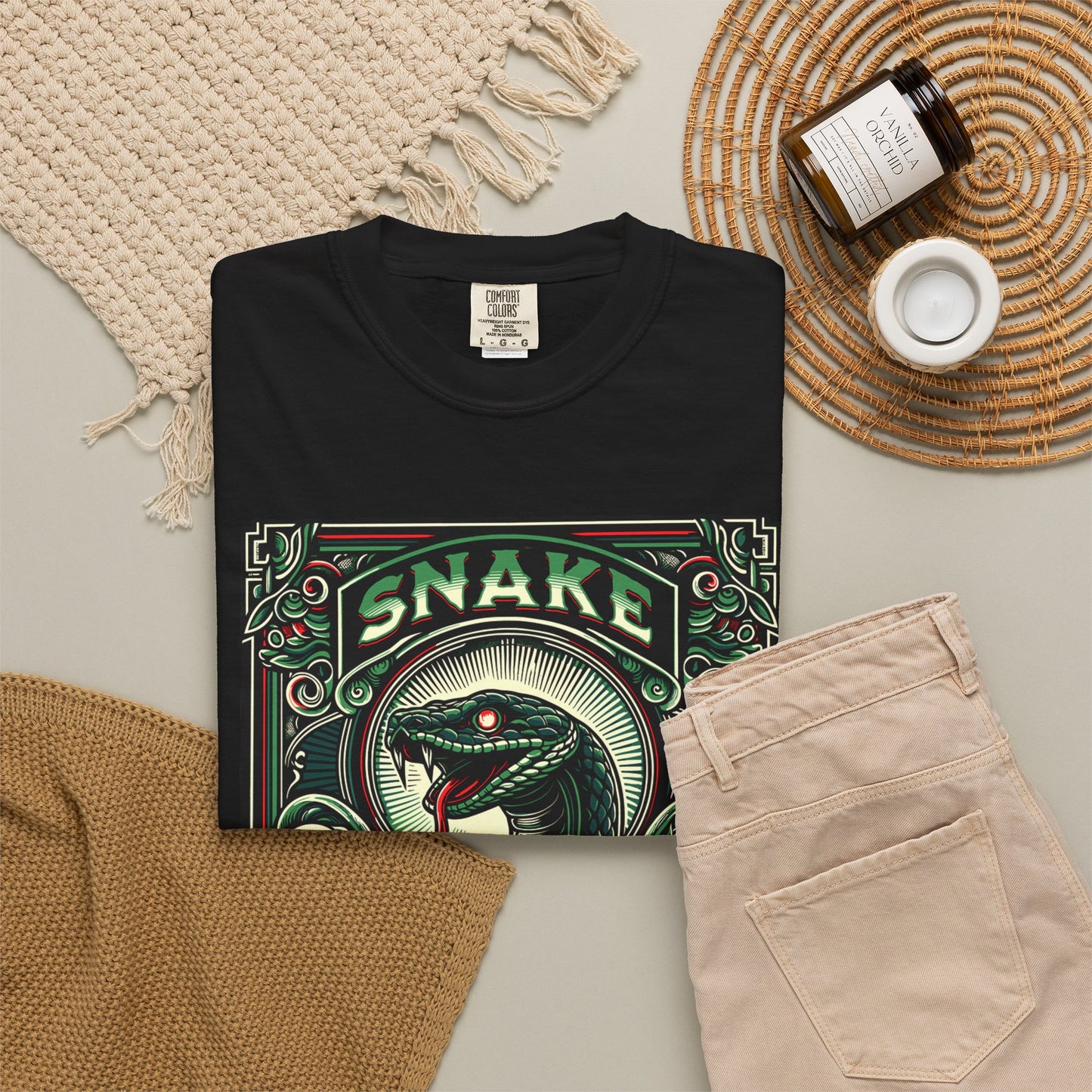 "Snake” Unisex T-Shirt - Broke & Dreamin' T-Shirts