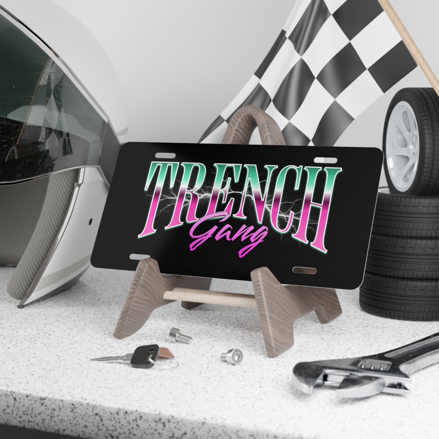 “TGM Miami” Car Vanity Plate - Broke & Dreamin' Vanity Plates