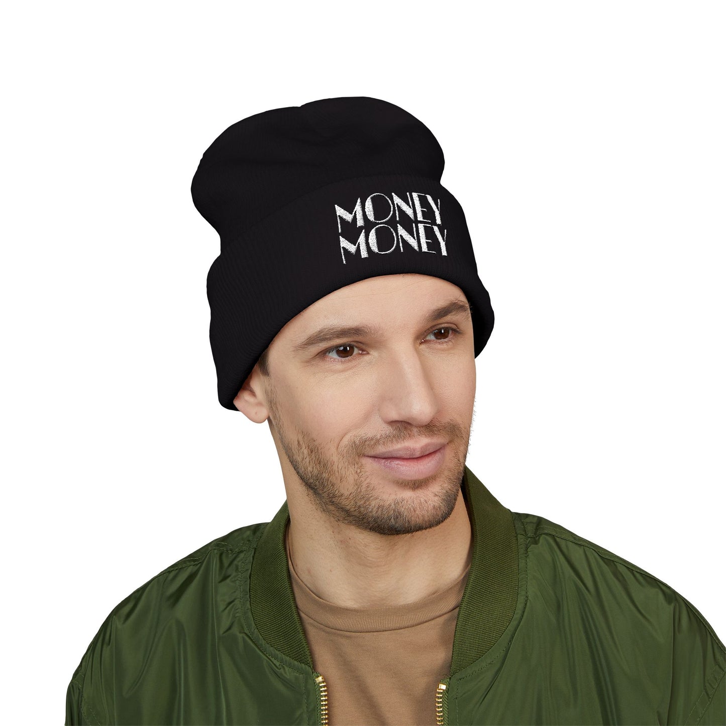 "Money" Embroidered Beanie - Broke & Dreamin' Beanies