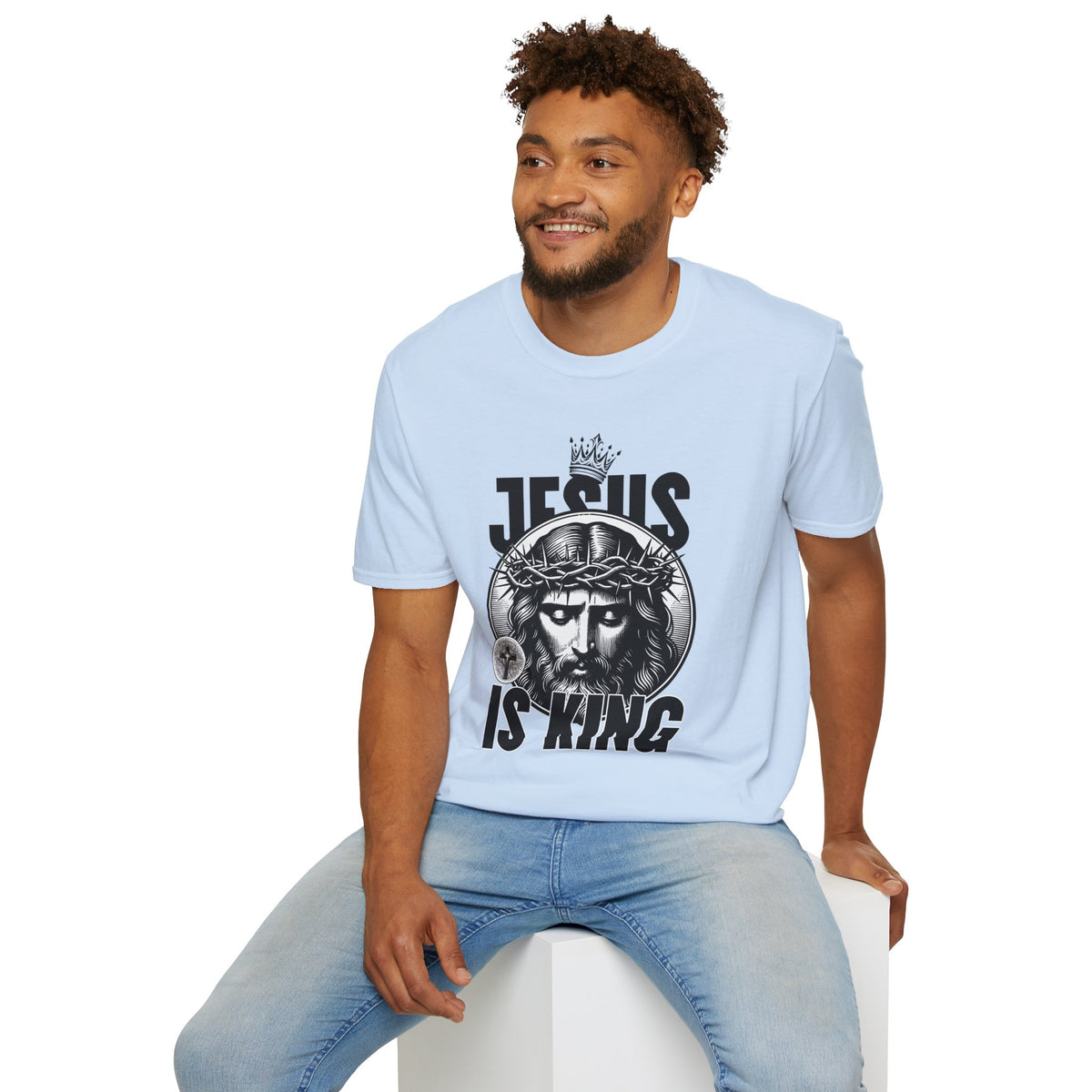 "Jesus Is King” Unisex T-Shirt - Broke & Dreamin' T-Shirts
