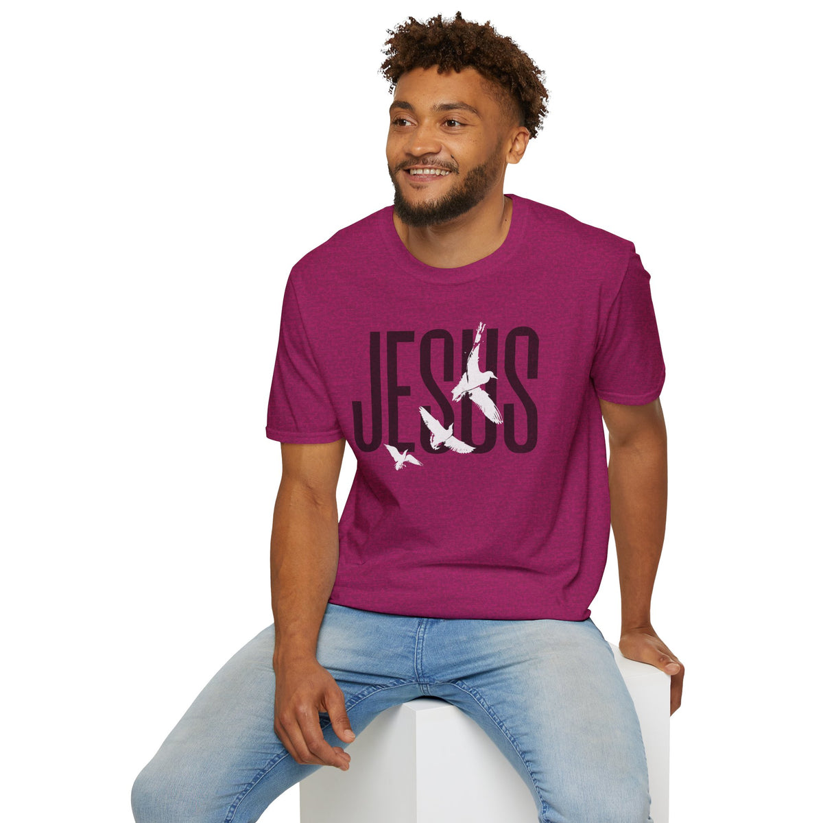 "Jesus Logo” Unisex T-Shirt - Broke & Dreamin' T-Shirts