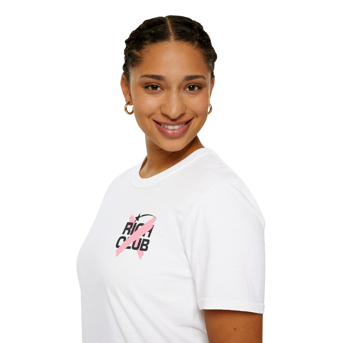 "Rich Club" Pink Logo Unisex T-Shirt - Broke & Dreamin' T-Shirts