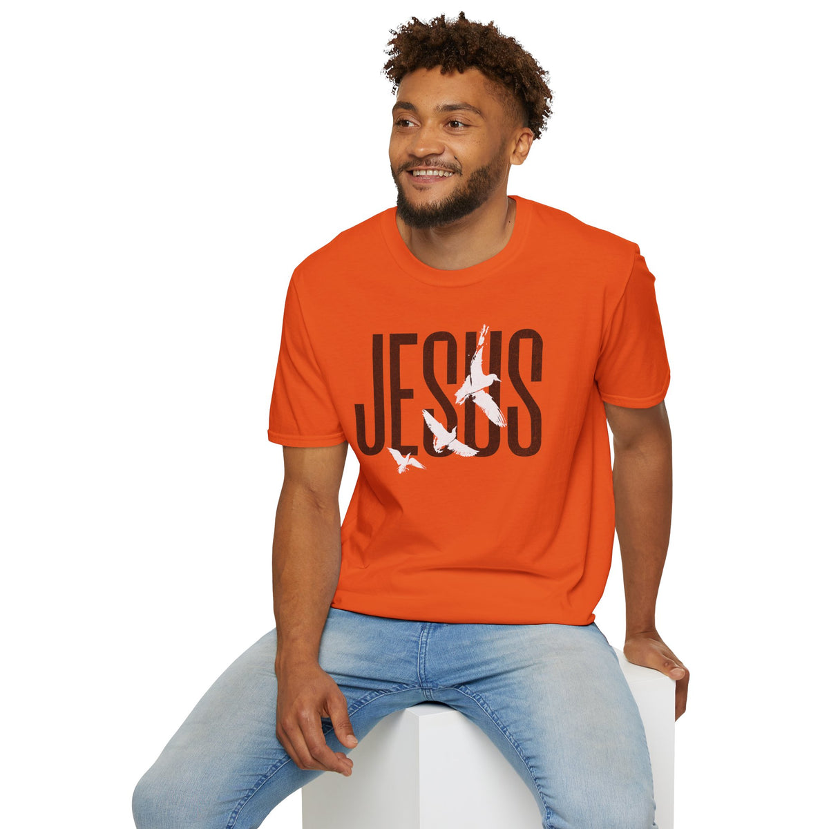 "Jesus Logo” Unisex T-Shirt - Broke & Dreamin' T-Shirts