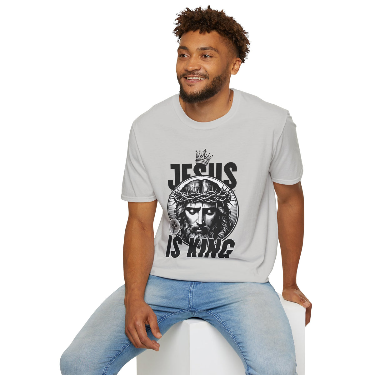 "Jesus Is King” Unisex T-Shirt - Broke & Dreamin' T-Shirts