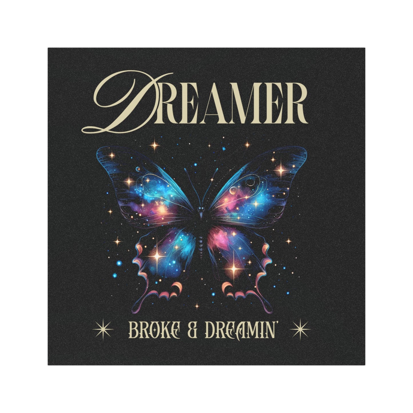 “Dreamer” Car Magnet - Broke & Dreamin' Magnets
