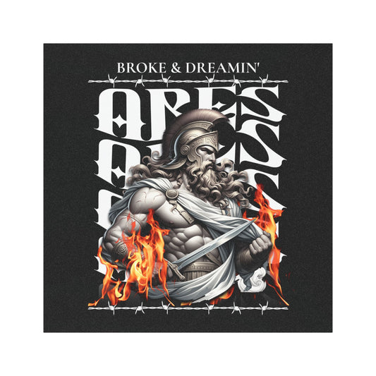 "Ares” Car Magnet - Broke & Dreamin' Magnets