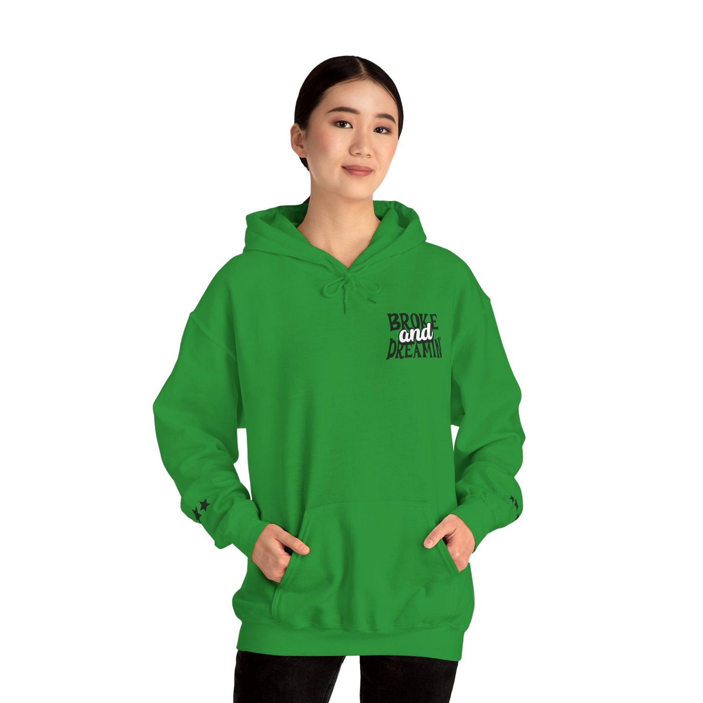 "618AMG x TGM" Unisex College Hoodie - Broke & Dreamin' Hoodies