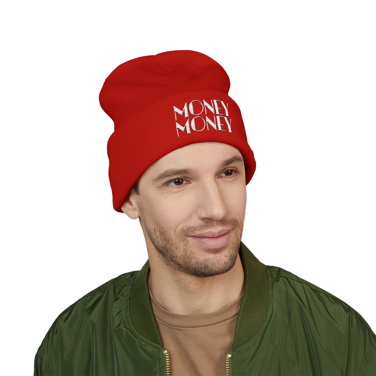 "Money" Embroidered Beanie - Broke & Dreamin' Beanies