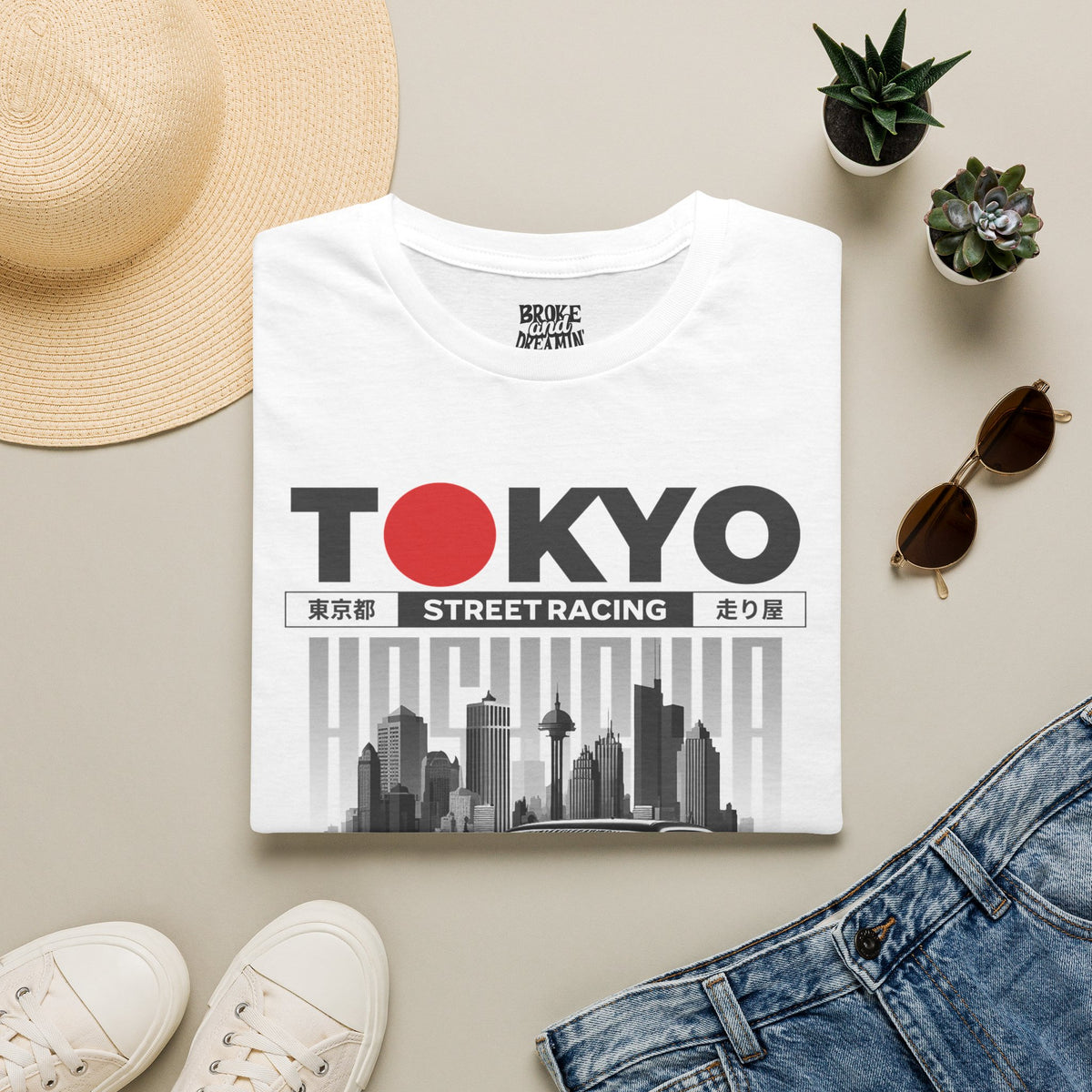 "Tokyo” Unisex T-Shirt - Broke & Dreamin' T-Shirts
