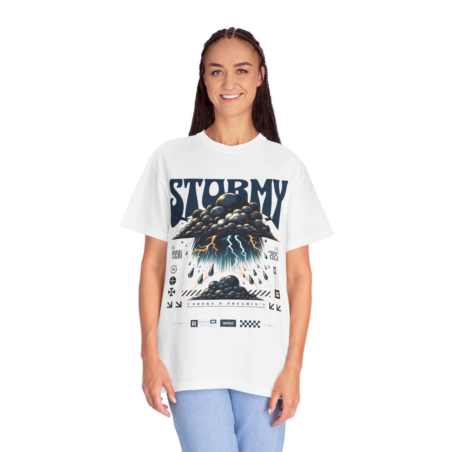 “Stormy” Unisex T-Shirt - Broke & Dreamin' T-Shirts