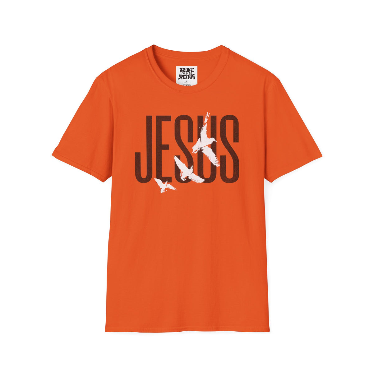 "Jesus Logo” Unisex T-Shirt - Broke & Dreamin' T-Shirts