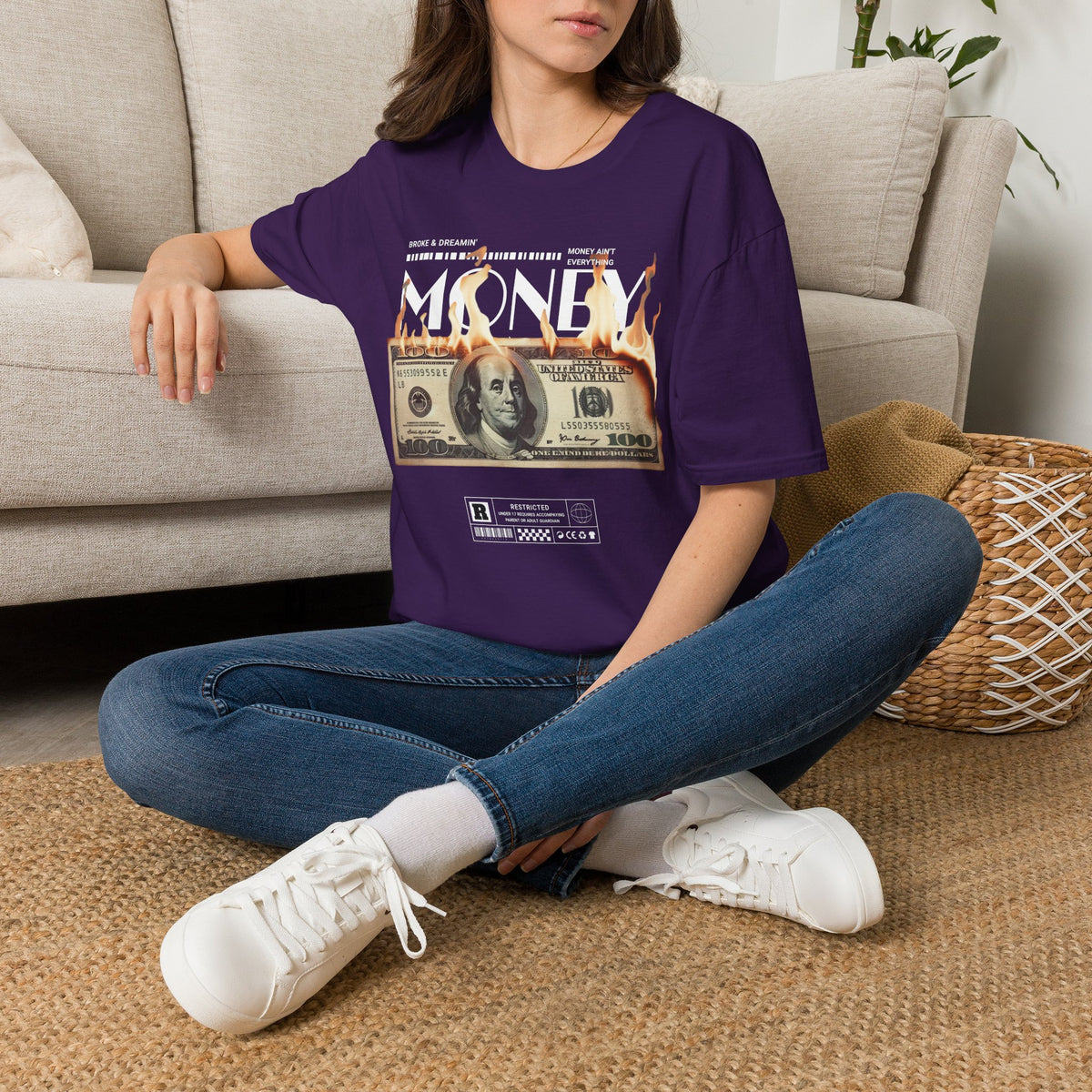 “Money Ain't Everything” Unisex T-Shirt - Broke & Dreamin' T-Shirts