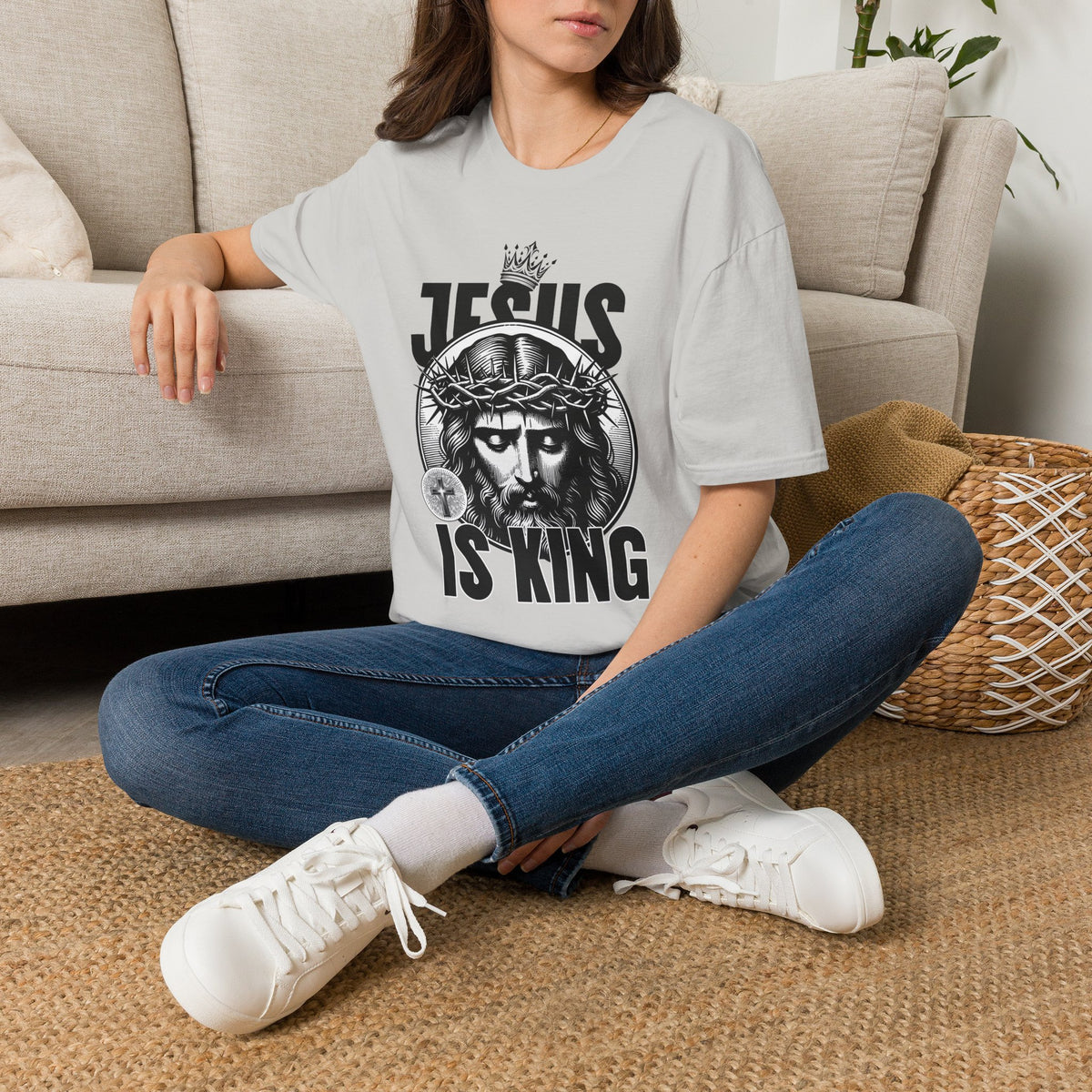 "Jesus Is King” Unisex T-Shirt - Broke & Dreamin' T-Shirts
