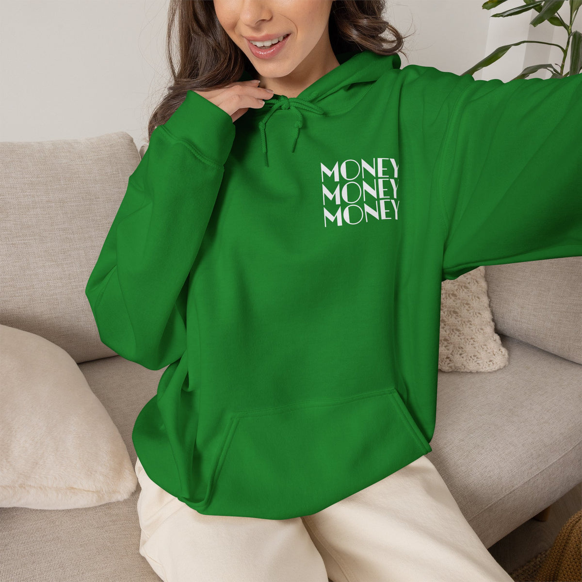 "Money Ain't Everything" Unisex College Hoodie - Broke & Dreamin' Hoodies