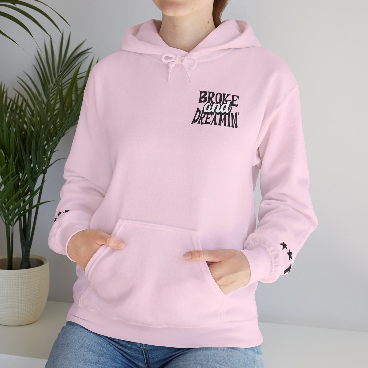 "Jesus x 618AMG" Unisex College Hoodie - Broke & Dreamin' Hoodies