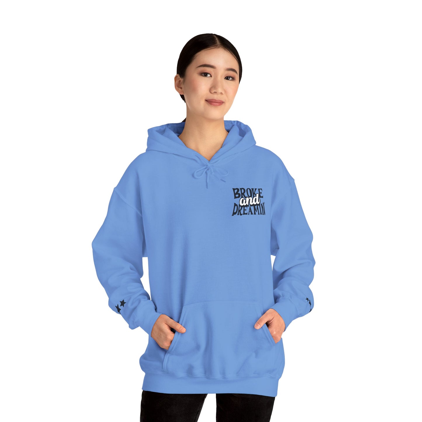 "Jesus x 618AMG" Unisex College Hoodie - Broke & Dreamin' Hoodies