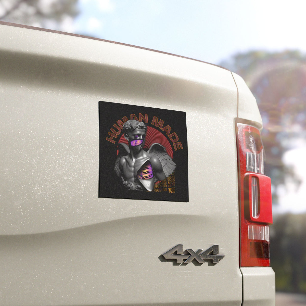 "Human Made” Car Magnet - Broke & Dreamin' Magnets