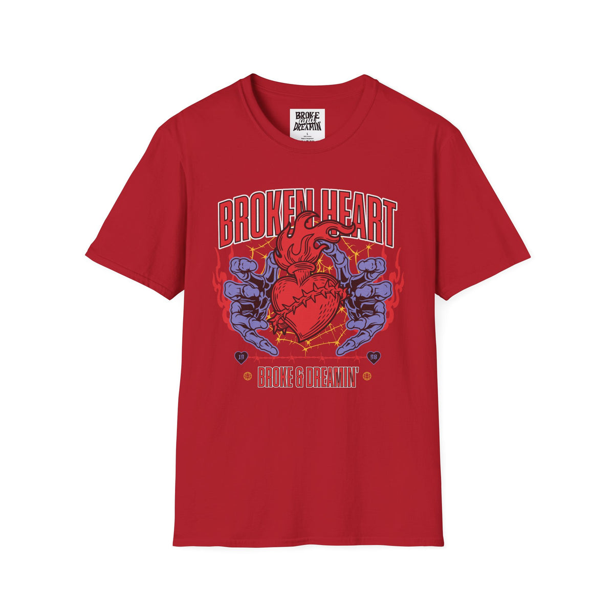 “Broken Heart” Unisex T-Shirt - Broke & Dreamin' T-Shirts