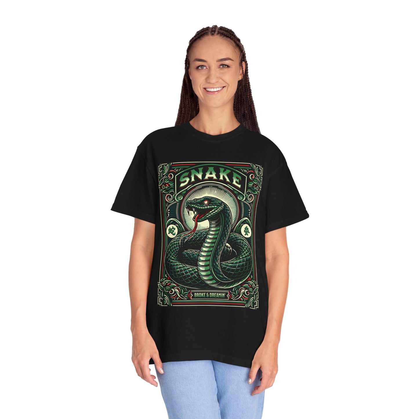 "Snake” Unisex T-Shirt - Broke & Dreamin' T-Shirts