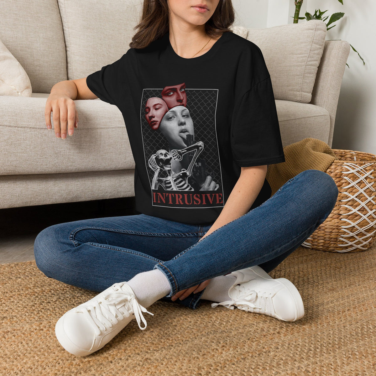 "Intrusive” Unisex T-Shirt - Broke & Dreamin' T-Shirts