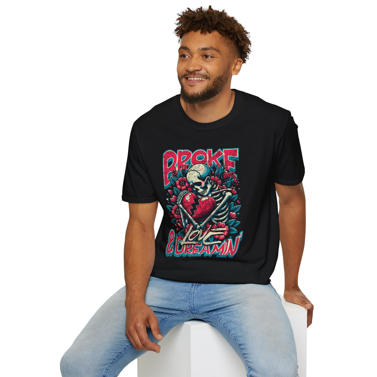 "Love” Unisex T-Shirt - Broke & Dreamin' T-Shirts