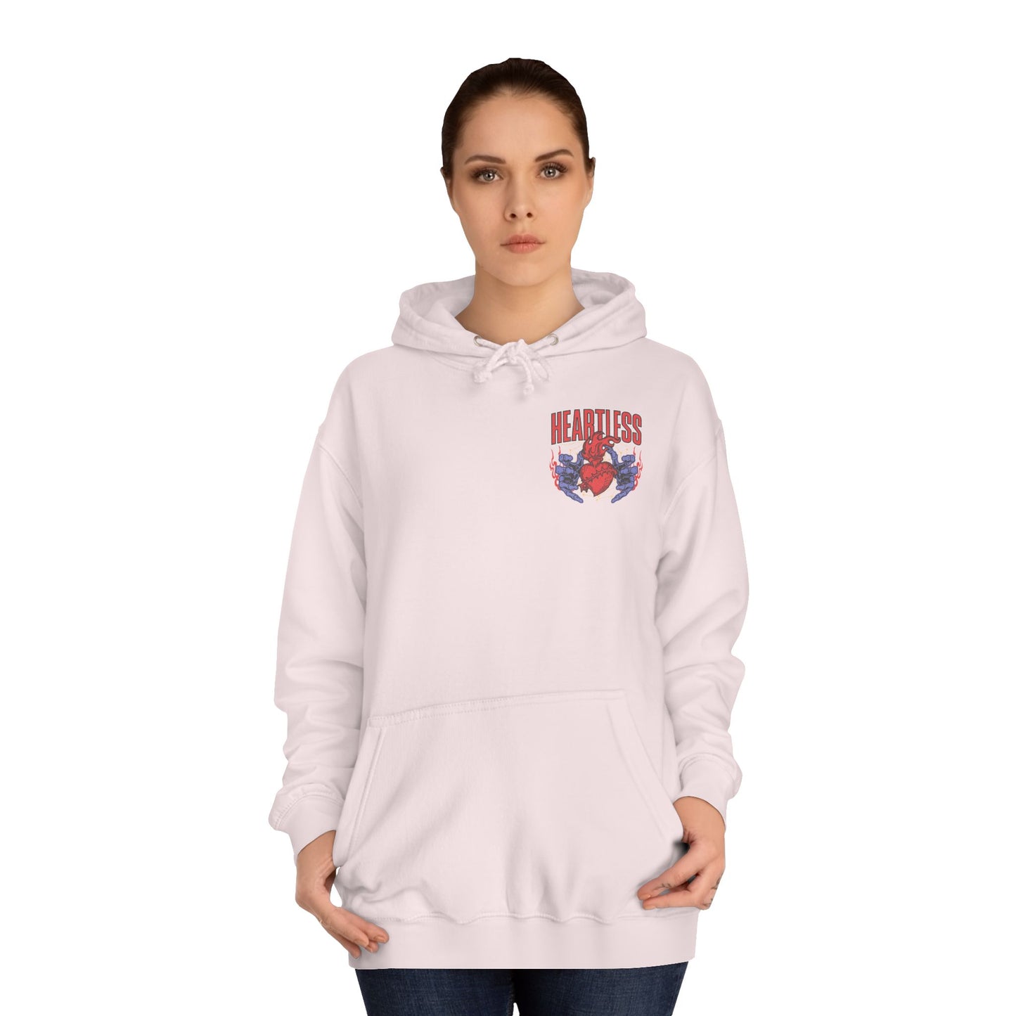 "Heartless" Unisex College Hoodie - Broke & Dreamin' Hoodies