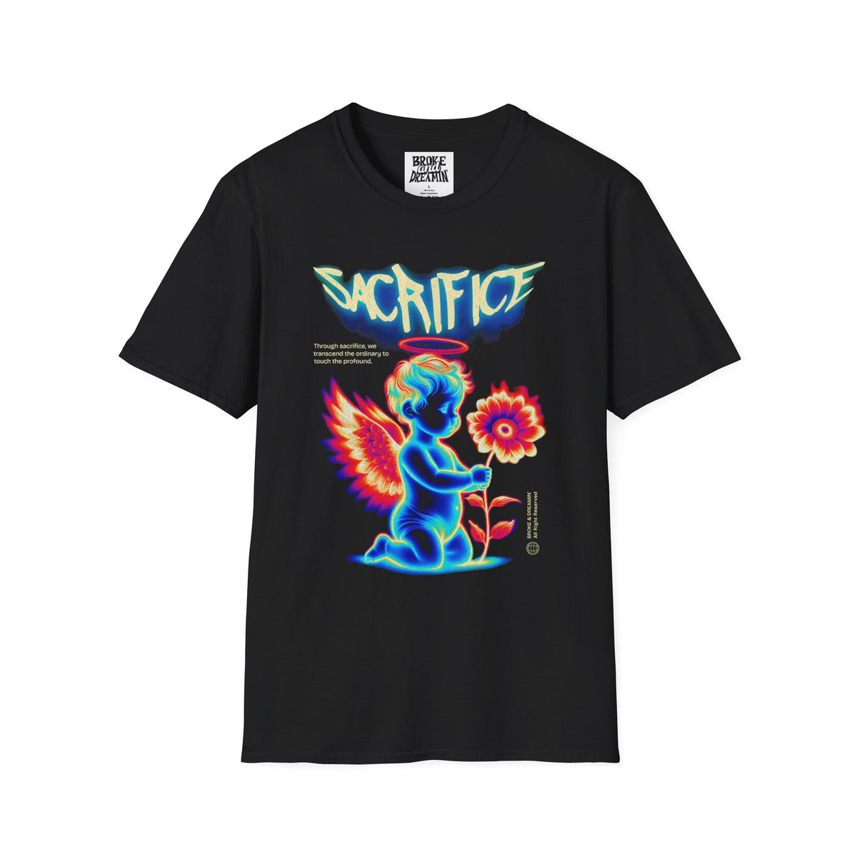 "Sacrifice” Unisex T-Shirt - Broke & Dreamin' T-Shirts