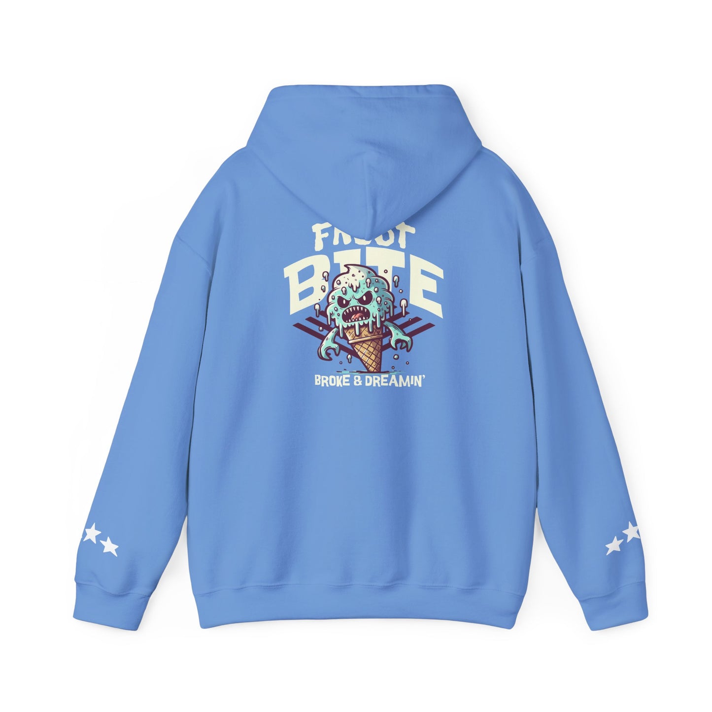 "Frost Bite" Unisex College Hoodie - Broke & Dreamin' Hoodies