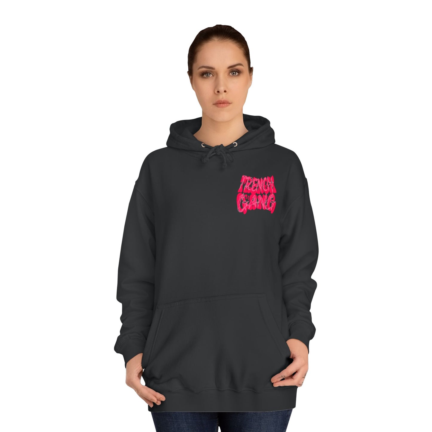 “Trench Gang” Unisex College Hoodie - Broke & Dreamin' Hoodies