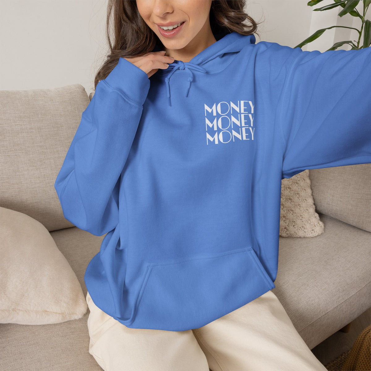 "Money Ain't Everything" Unisex College Hoodie - Broke & Dreamin' Hoodies