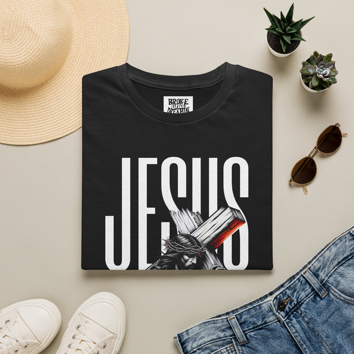 "Created With Purpose” Unisex T-Shirt - Broke & Dreamin' T-Shirts