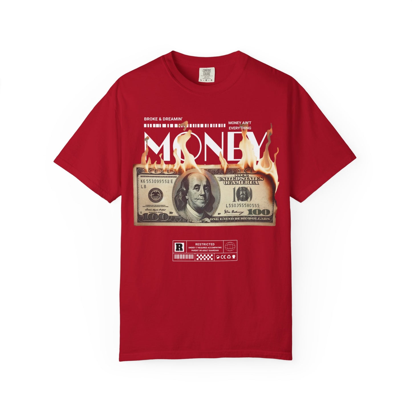 “Money” Unisex T-Shirt - Broke & Dreamin' T-Shirts