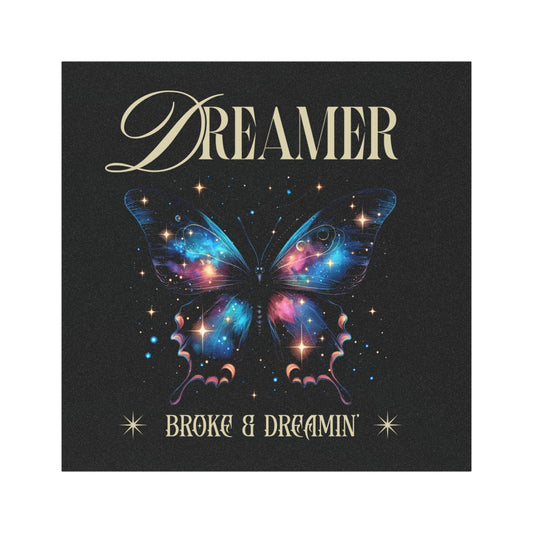 “Dreamer” Car Magnet - Broke & Dreamin' Magnets