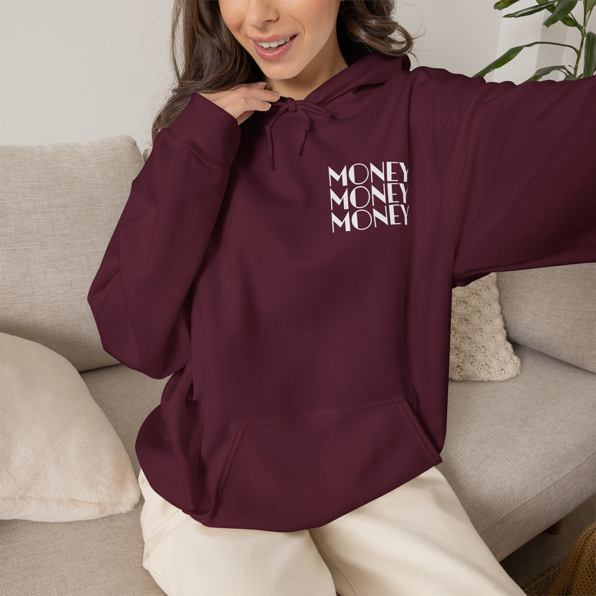 "Money Ain't Everything" Unisex College Hoodie - Broke & Dreamin' Hoodies