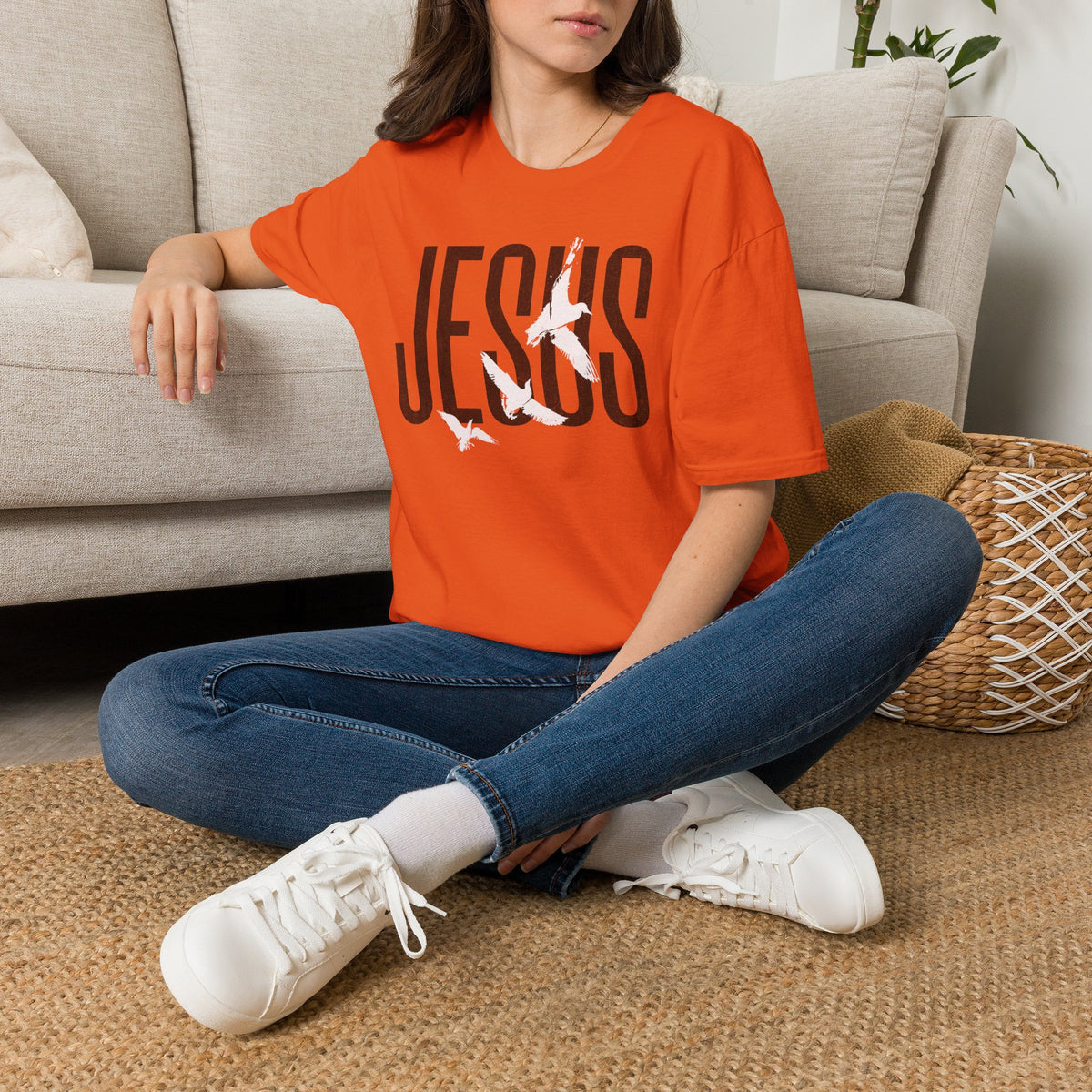 "Jesus Logo” Unisex T-Shirt - Broke & Dreamin' T-Shirts