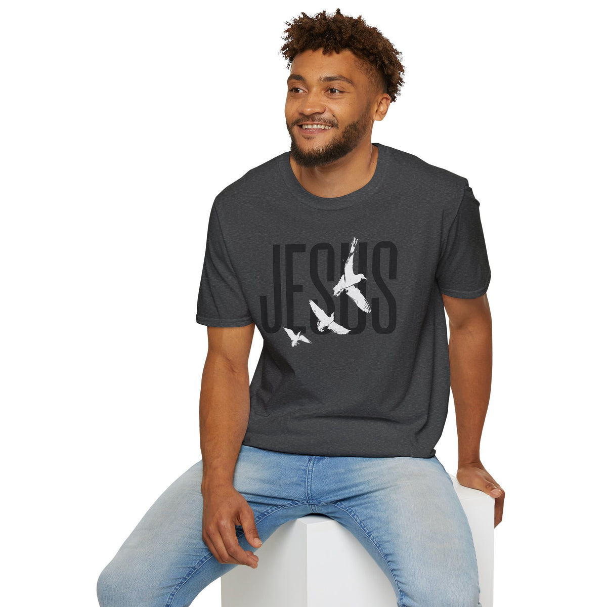 "Jesus Logo” Unisex T-Shirt - Broke & Dreamin' T-Shirts