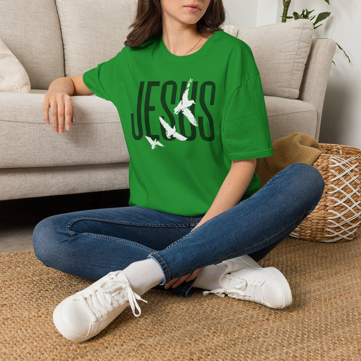 "Jesus Logo” Unisex T-Shirt - Broke & Dreamin' T-Shirts