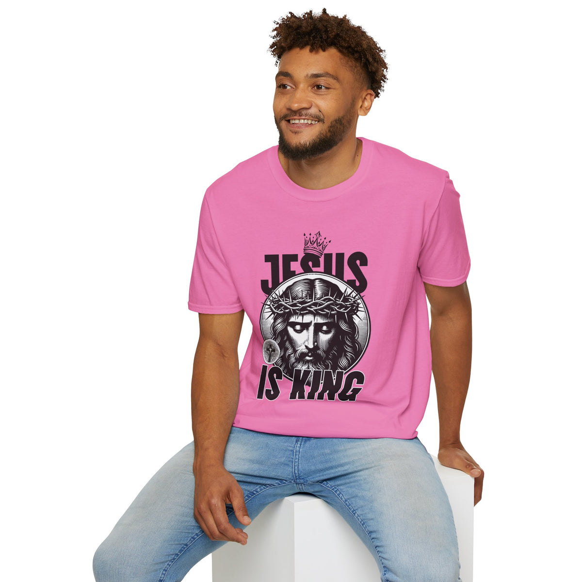"Jesus Is King” Unisex T-Shirt - Broke & Dreamin' T-Shirts