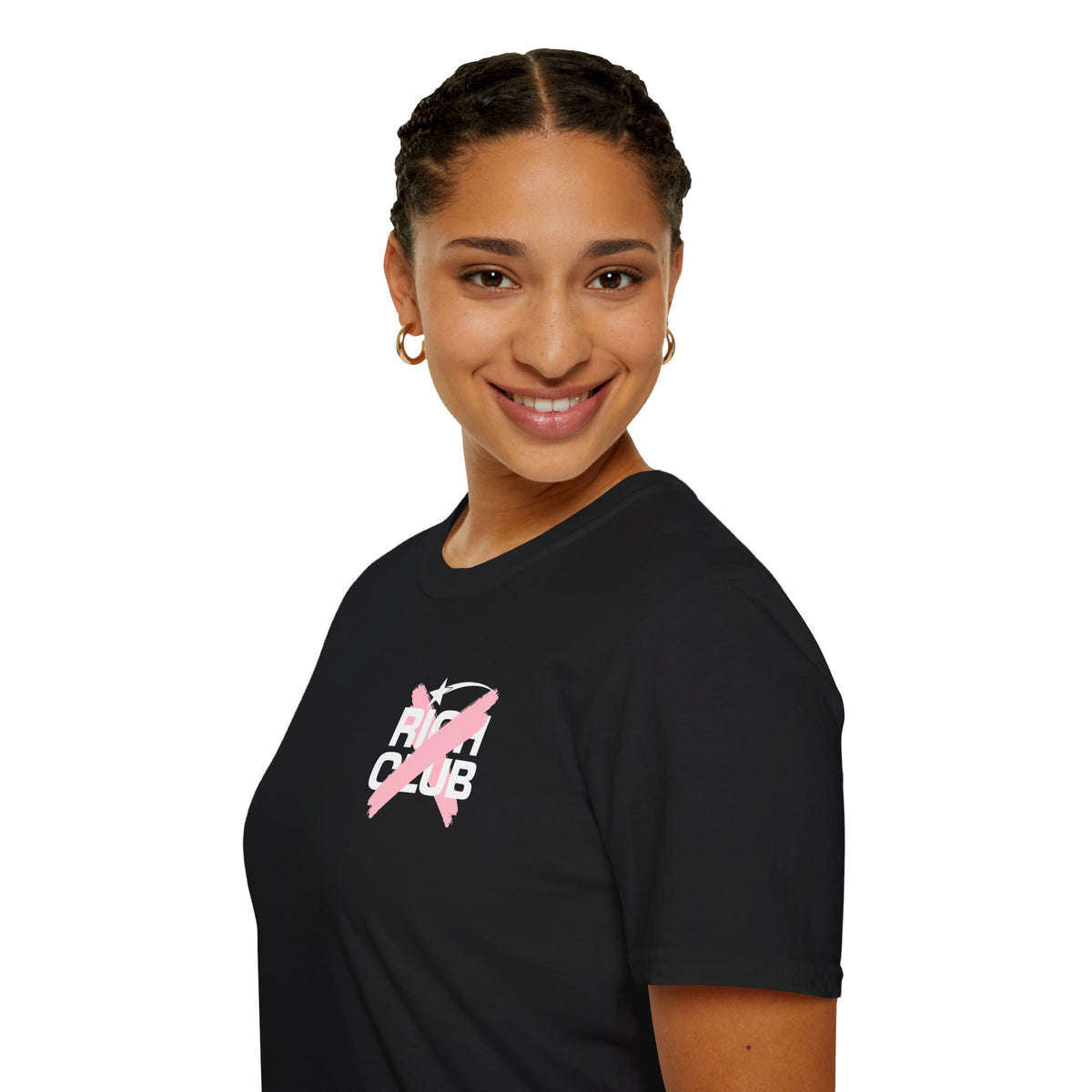 "Rich Club" Pink Logo Unisex T-Shirt - Broke & Dreamin' T-Shirts
