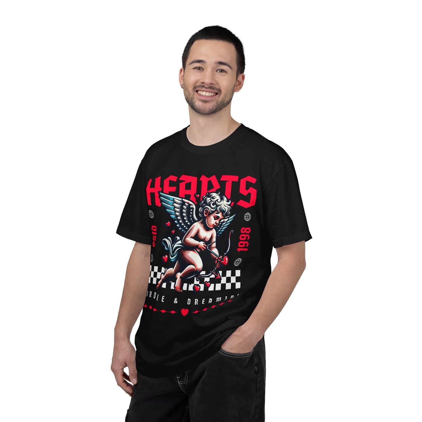 “Hearts” Unisex T-Shirt - Broke & Dreamin' T-Shirts