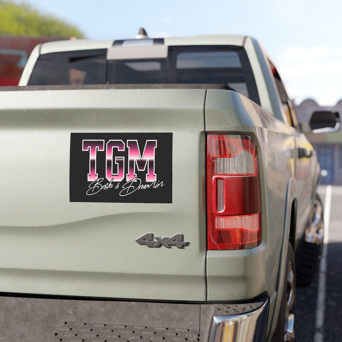 “TGM Vice City” Car Magnet - Broke & Dreamin' Magnets