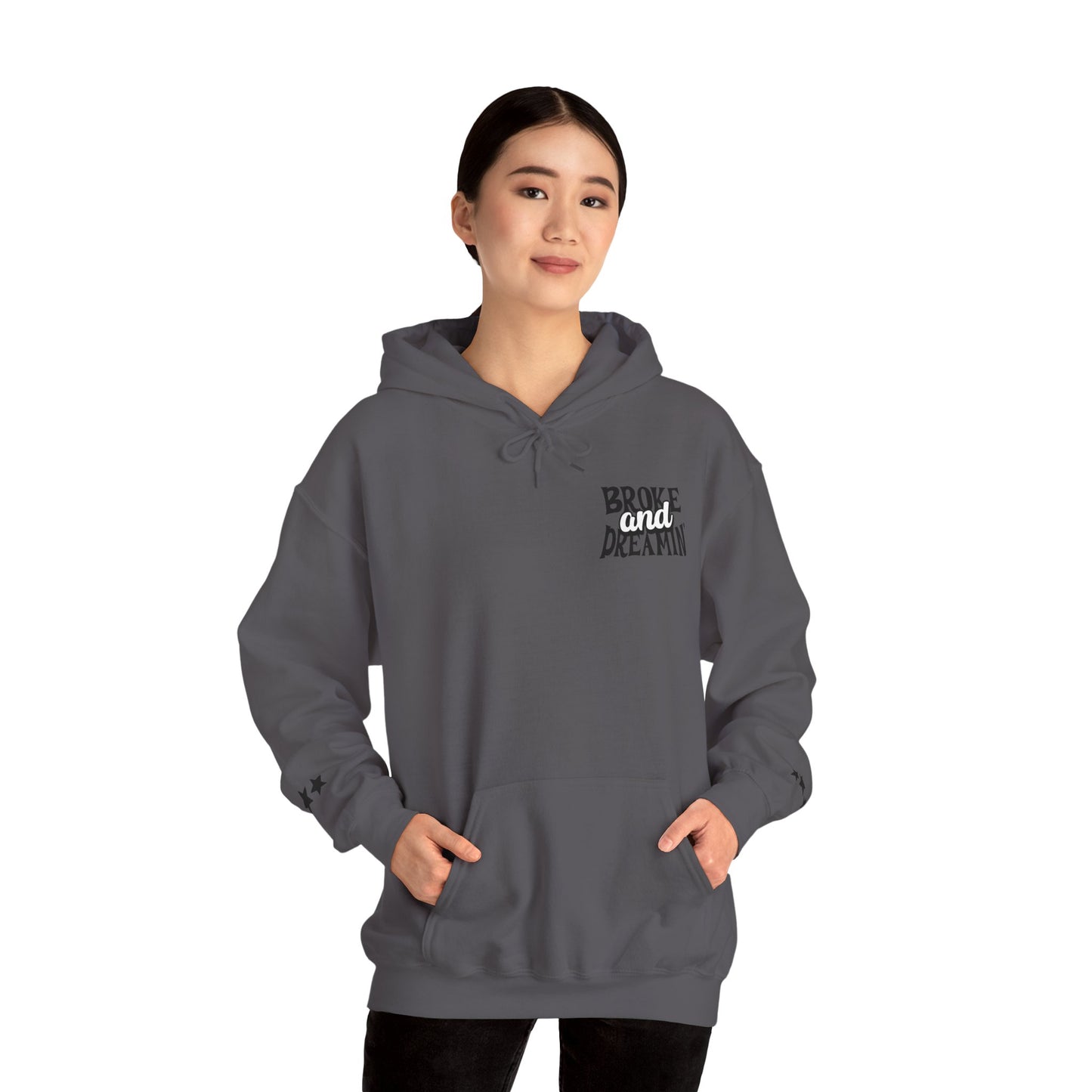 "Jesus x 618AMG" Unisex College Hoodie - Broke & Dreamin' Hoodies