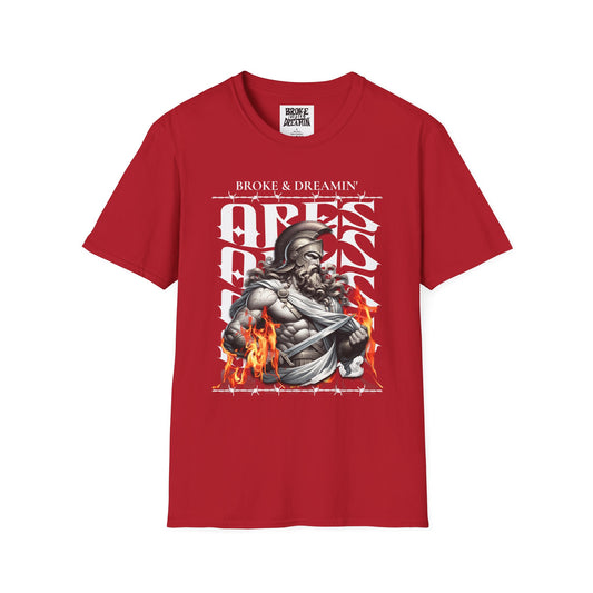 "Ares” Unisex T-Shirt - Broke & Dreamin' T-Shirts