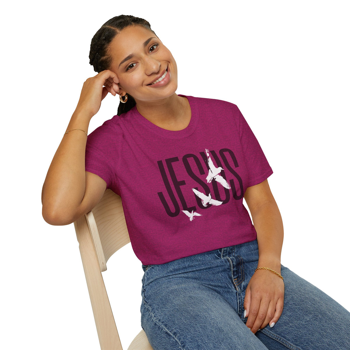 "Jesus Logo” Unisex T-Shirt - Broke & Dreamin' T-Shirts